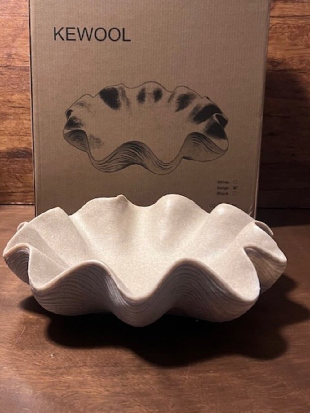Scalloped Decorative Bowl - NWT